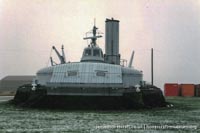 BH7 being moved to The Hovercraft Museum